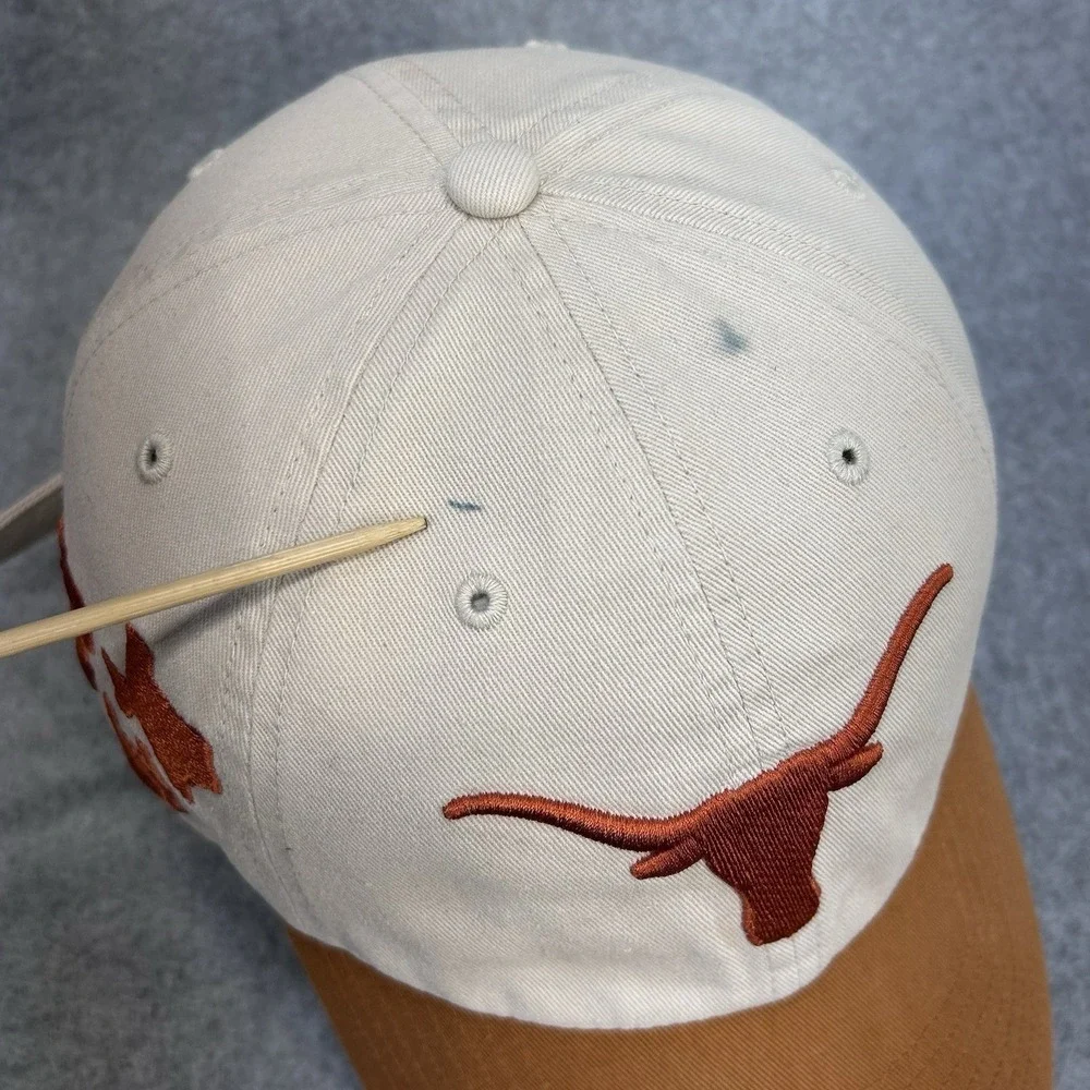 Texas Longhorns 47 Brand Strapback Hat Beige Brown Orange Dad Cap OSFA NCAA